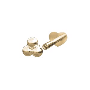 Piercing smykker - Pierce52, 14 kt. Guld Labret-piercing med 3 kugler